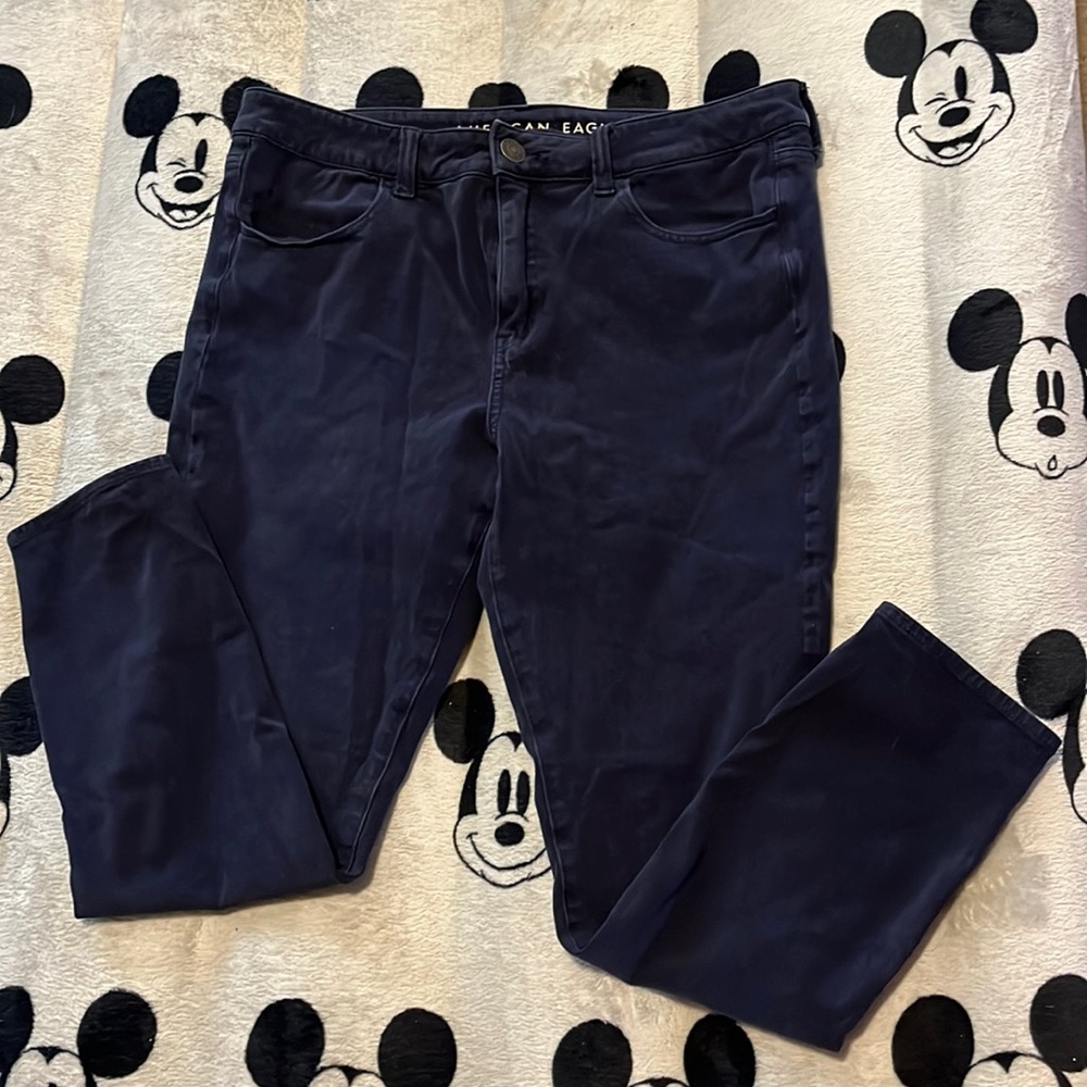 Navy American Eagle Jeggings